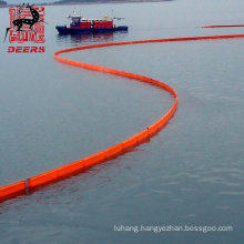 WGV600 soild float pvc oil spill containment boom seaweed fence